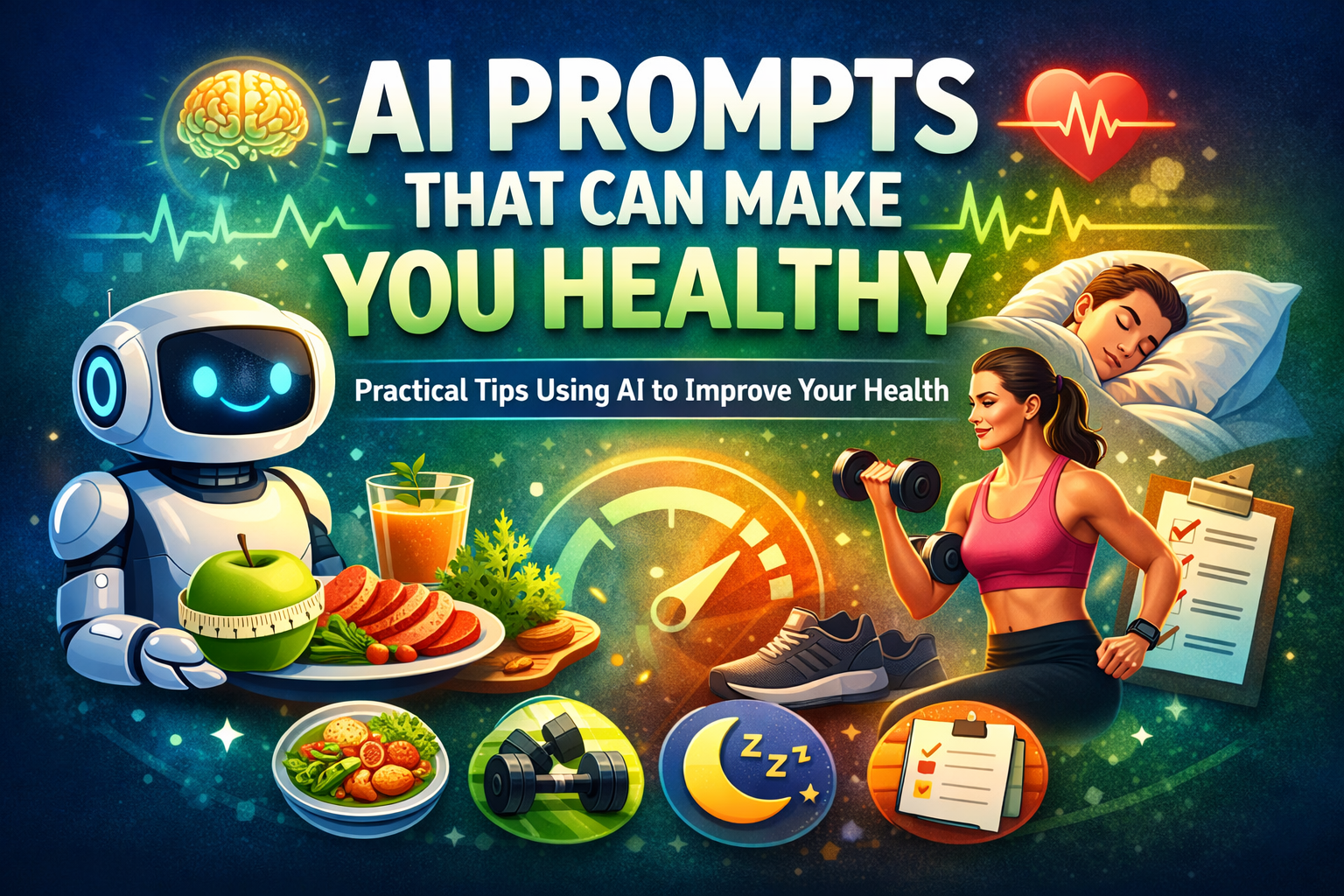 AI Prompts to Improve Your Health — Meal Plans, Workouts, Sleep & Mindset
