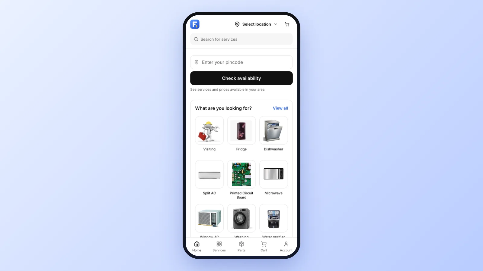 Fixzio — Home Electrician & Appliance Repair App - Image 2